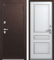 Центурион Т-2-2026 Шоколадный муар-Кашемир белый (терморазрыв)